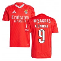 Benfica Arthur Cabral #9 Domáci futbalový dres 2024-25 Krátky Rukáv